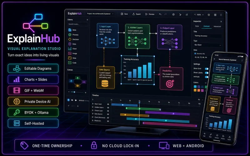 ExplainHub: Ownable Visual Explanation Studio